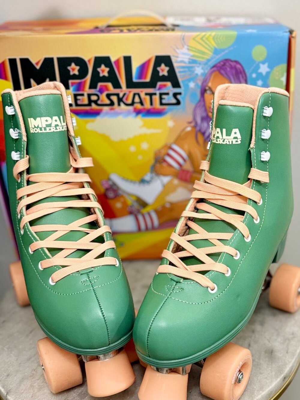 Impala Forest Green Roller Skates | Women's Size 10 | Like New w/ Original Box